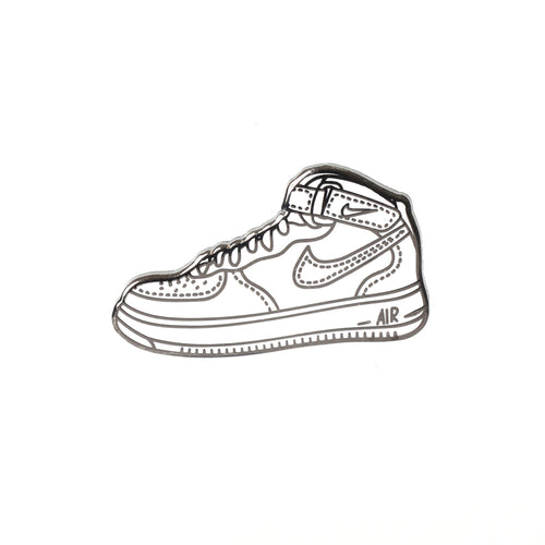 PINTRILL - AF1 All White High - Main Image