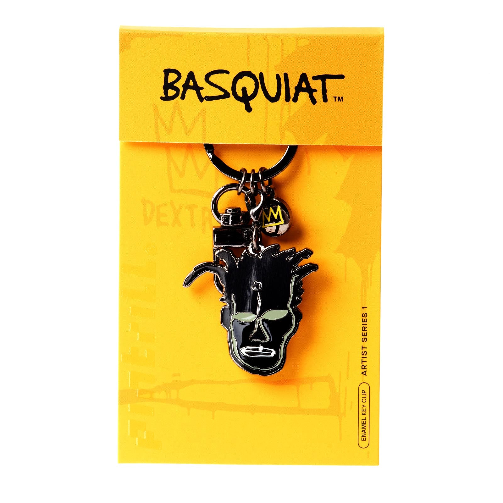 ⚡RARE⚡ JEAN-MICHEL BASQUIAT good Crown Basquiat Keychain Key Ring *BRAND NEW*