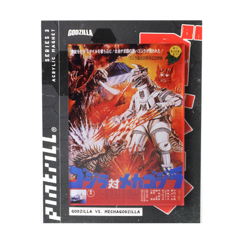 PINTRILL - Godzilla Vs. Mechagodzilla Poster Magnet - Secondary Image