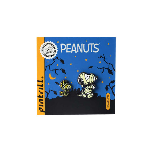 PINTRILL - Snoopy & Woodstock Mummy Pin Set - Secondary Image