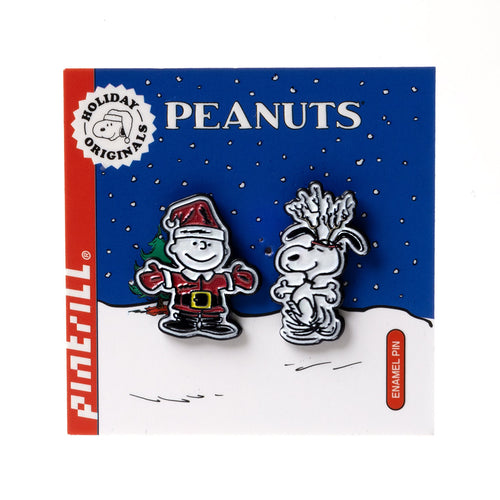 PINTRILL - Snoopy & Charlie Santa Pin Set - Secondary Image