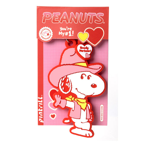 PINTRILL - Snoopy V Day Howdy Partner PVC Bag Charm - Secondary Image