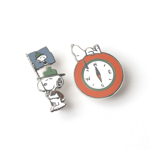 PINTRILL - Snoopy Flag & Compass Set - Main Image