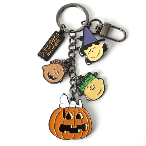 PINTRILL - Peanuts Halloween Faces Keyclip - Main Image