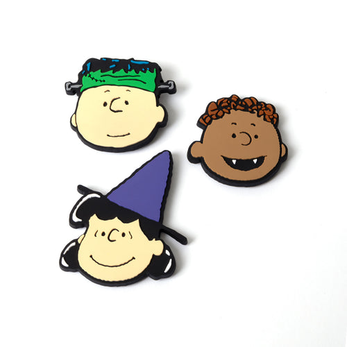 PINTRILL - Peanuts Halloween Faces Magnet Set - Main Image