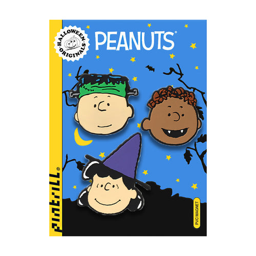 PINTRILL - Peanuts Halloween Faces Magnet Set - Secondary Image