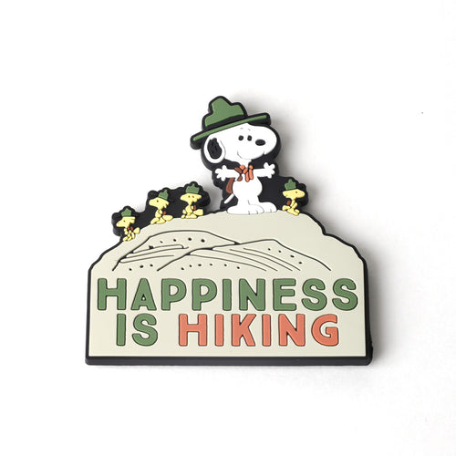 PINTRILL - Happiness Is Hiking PVC Magnet - Main Image