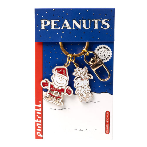 PINTRILL - Snoopy & Charlie Santa Keyclip - Secondary Image