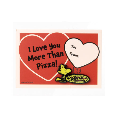 PINTRILL - Woodstock V Day More Than Pizza Pin Card - Main Image