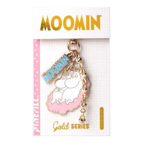 PINTRILL - Moomintroll & Snorkmaiden Keyclip - Secondary Image