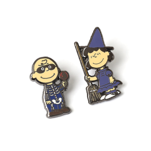 PINTRILL - Charlie & Lucy Halloween Pin Set - Main Image