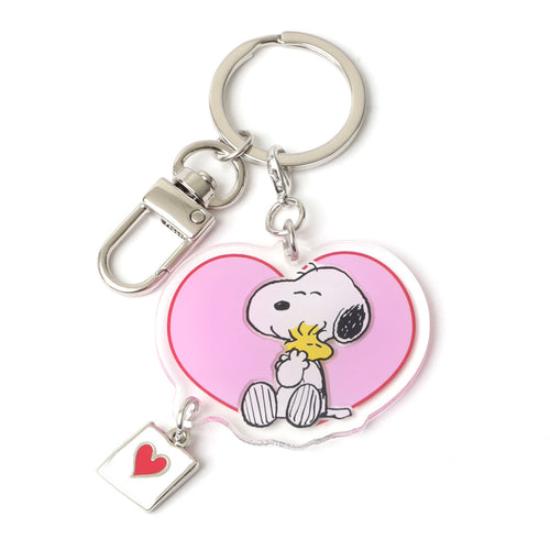 PINTRILL - Snoopy & Woodstock Hug Keyclip - Main Image